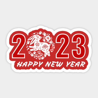 Celebrating Chinese New Year - Year of Rabbit 2023 Sticker